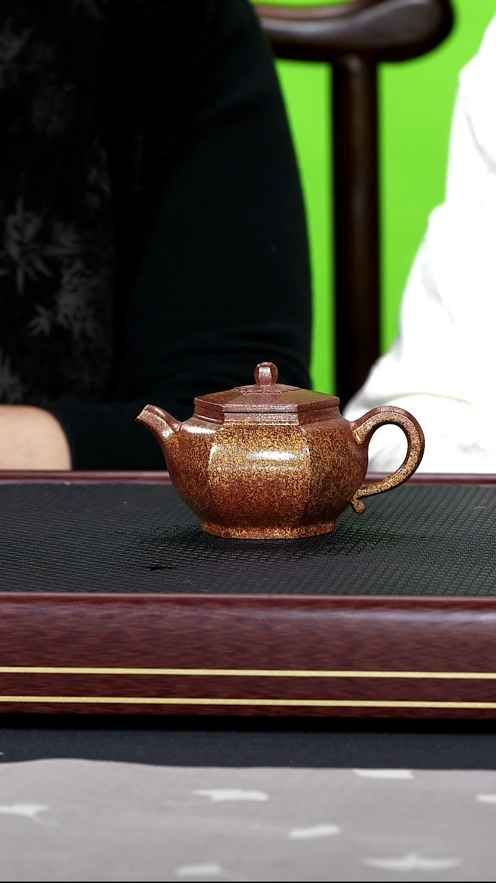 茶壶紫砂 韩慧琴紫砂壶29   180cc   火烧云