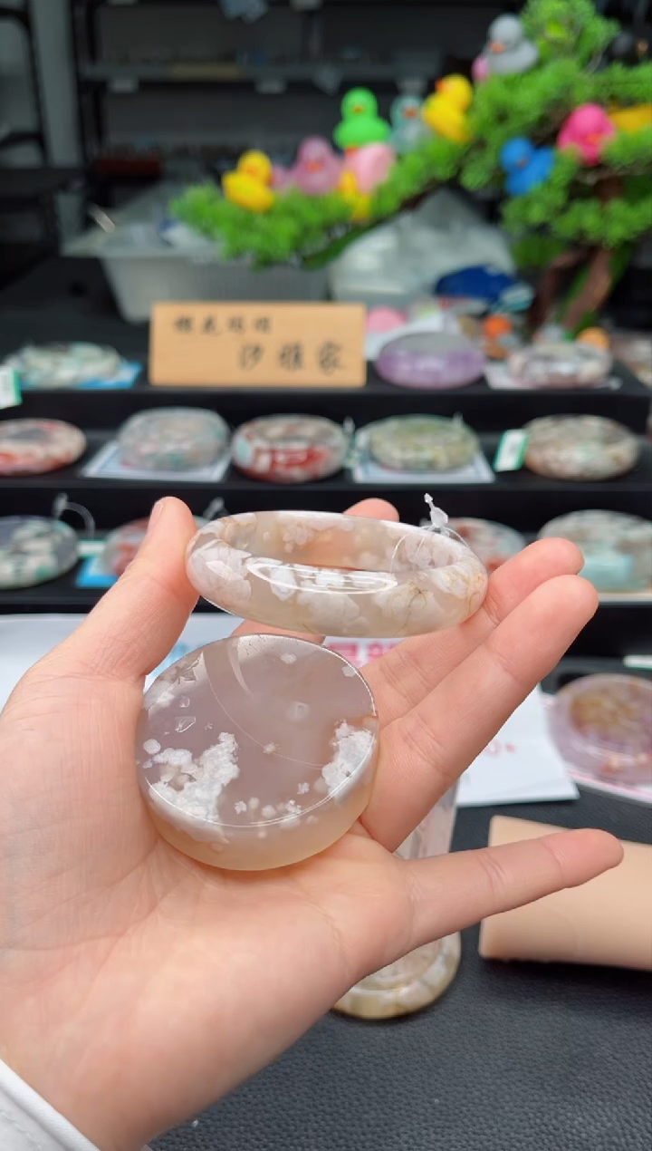 【闪购商品】石英质玉未镶嵌手镯53圈口（赠品镯心）3572054