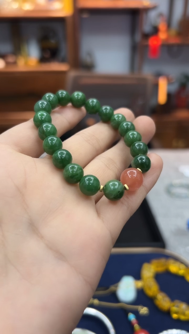 【闪购商品】和田玉手链未镶嵌和田玉手串-521659