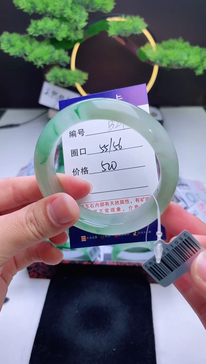 【闪购商品】石英质玉手镯未镶嵌【冰澜珠宝】-序号27