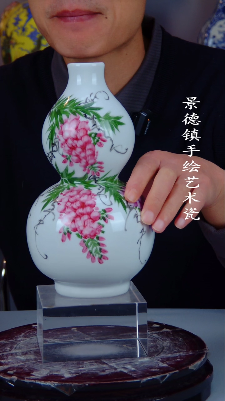 摆件陶瓷景德镇手工手绘陶瓷摆件13