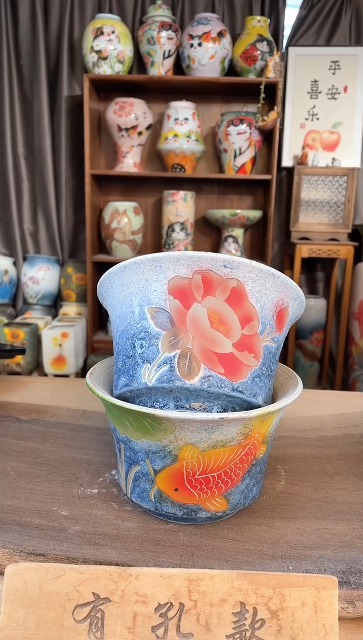 摆件24-46口17高11  2个