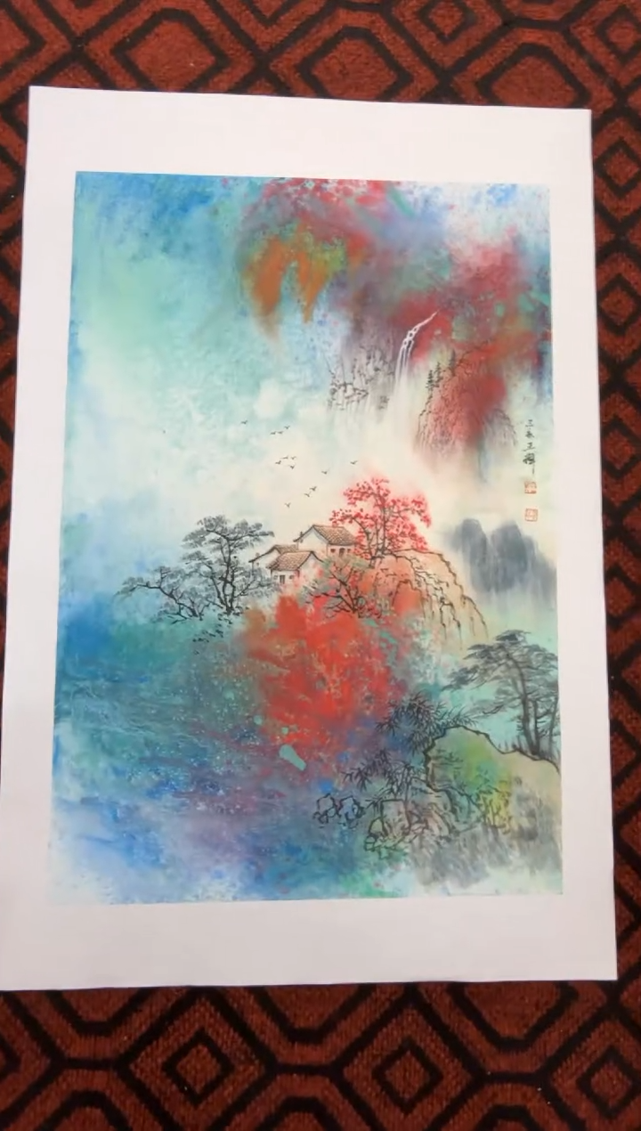 【闪购商品】国画国画绘画山水花鸟