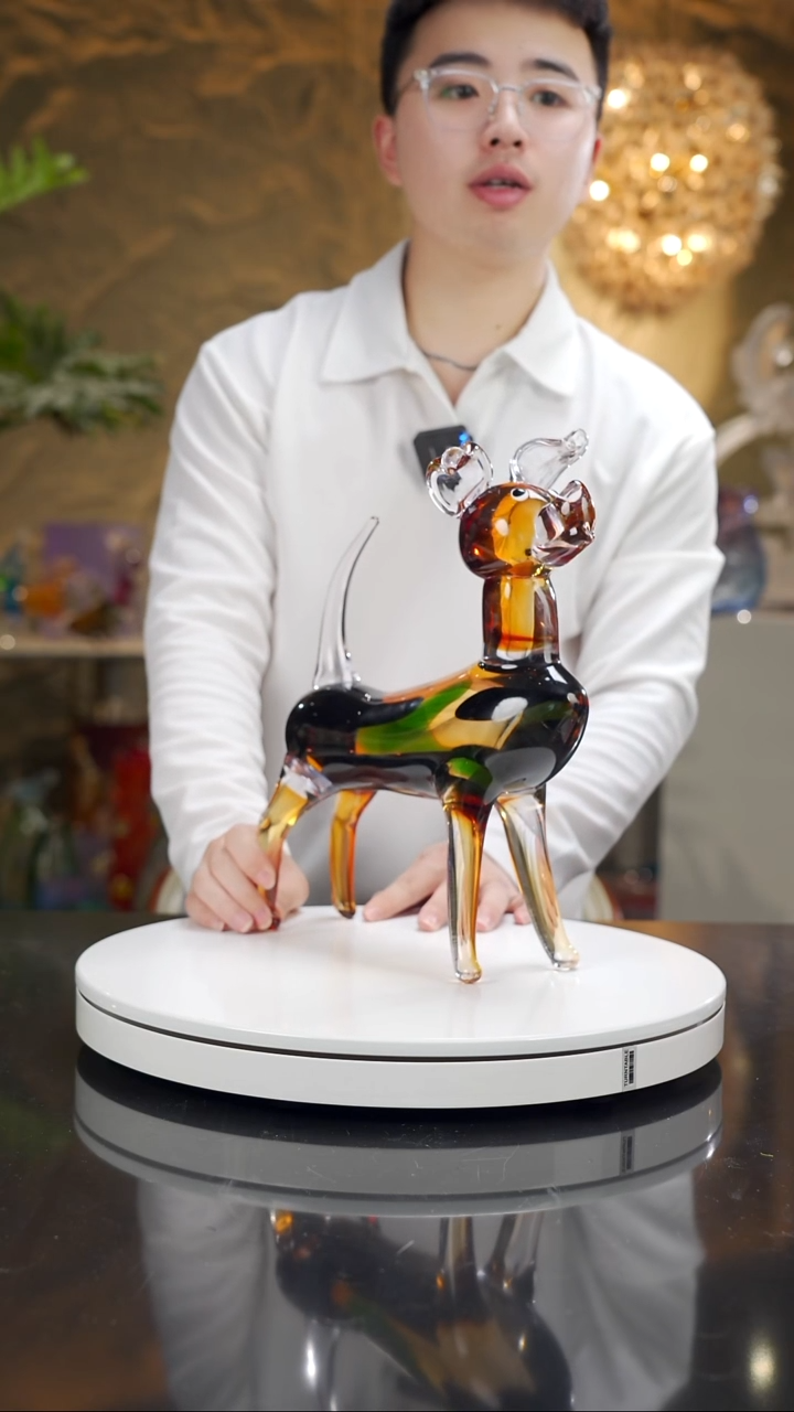 琉璃手工艺品狗狗摆件