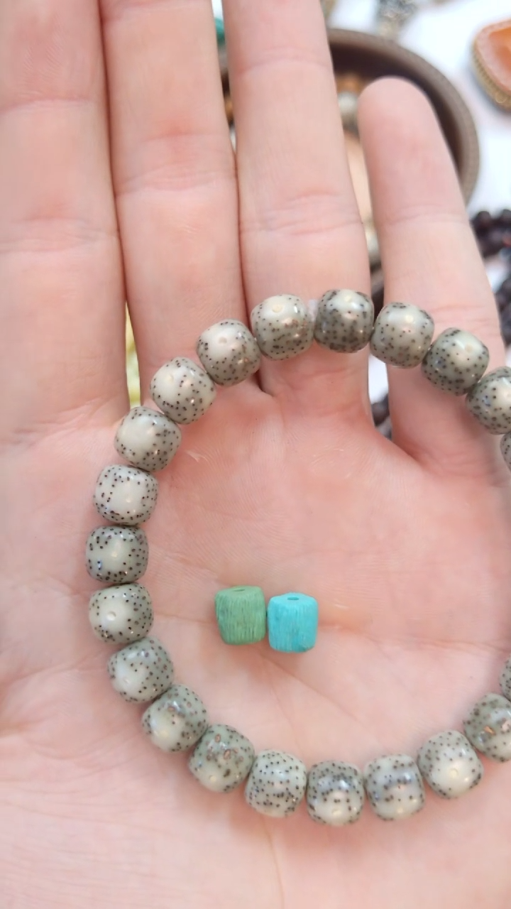 手串星月菩提雕刻百香