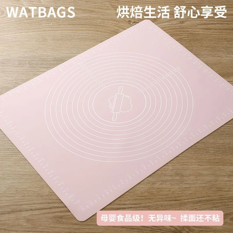 硅胶揉面垫食品级+擀面杖 【发一】