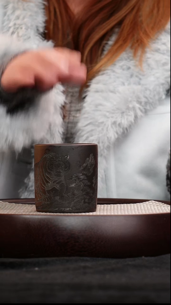 茶壶紫砂宜兴紫砂壶卧虎藏龙主人杯