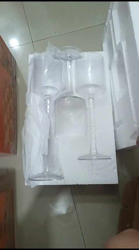 瓷水晶红酒杯三件套