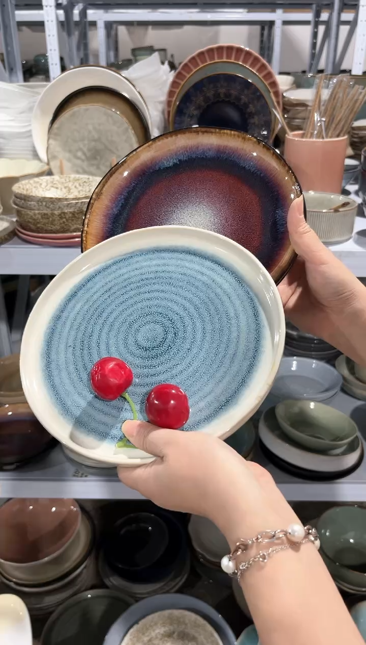 【闪购商品】瓷片外贸尾货瑕疵满20包邮X2 小盘组合