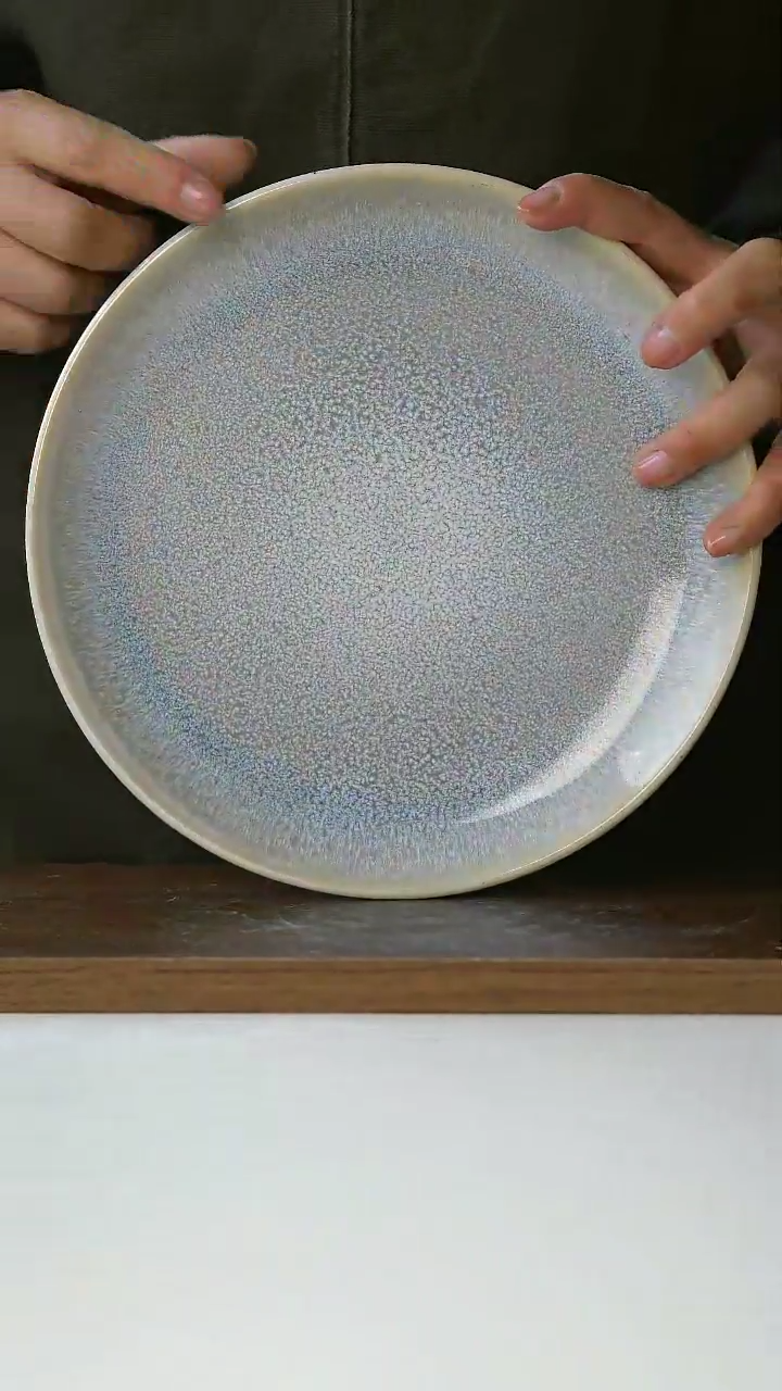 【闪购商品】陶瓷微瑕北极雪早餐盘@4-2@