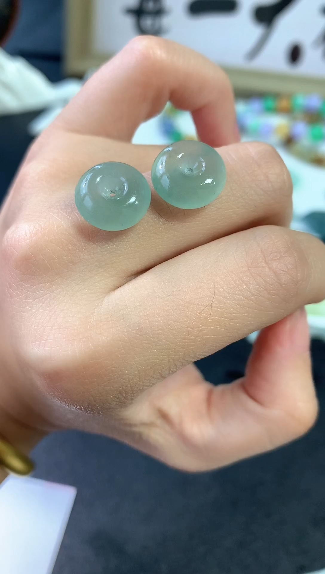 定制翡翠未镶嵌毛货