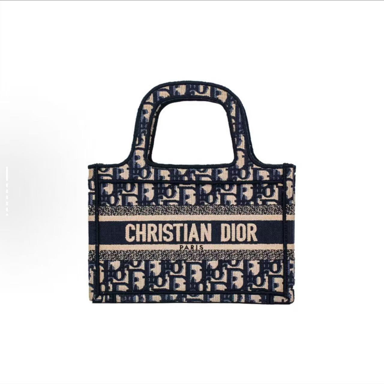 99新 DIOR/迪奥 dior老花 mini tote