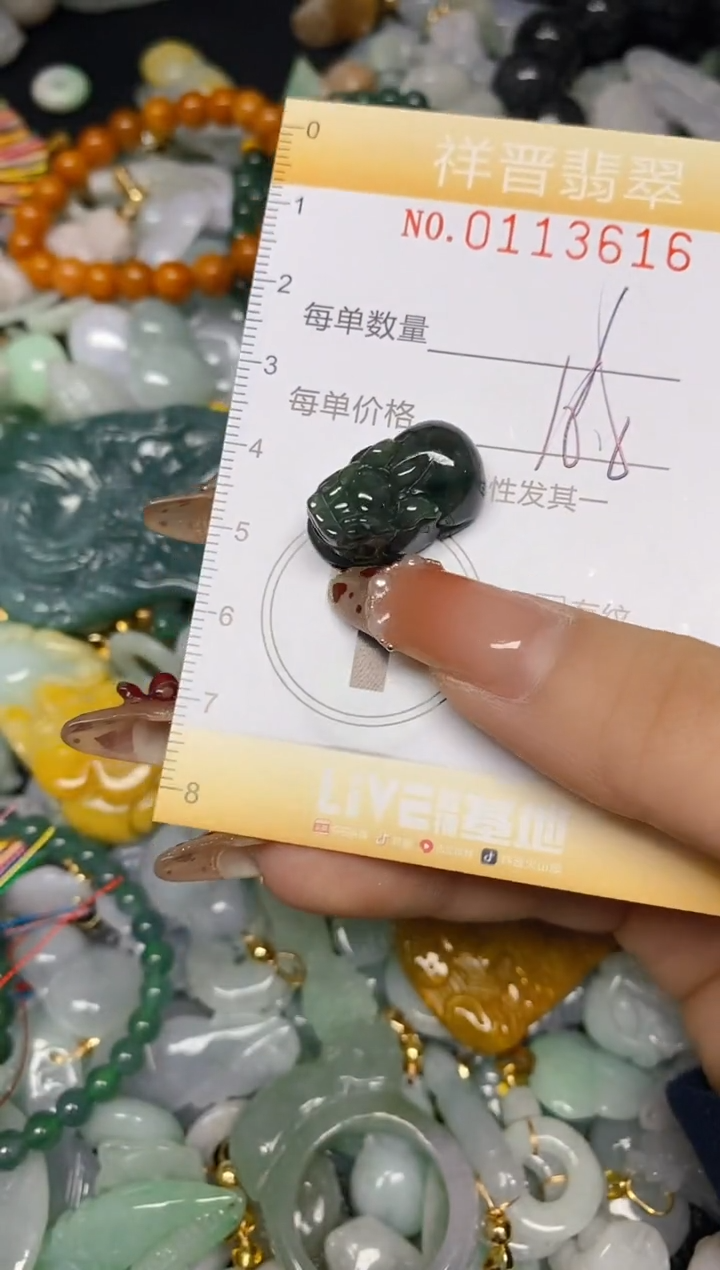 【闪购商品】翡翠颈饰未镶嵌闪购0113616多样性发其一