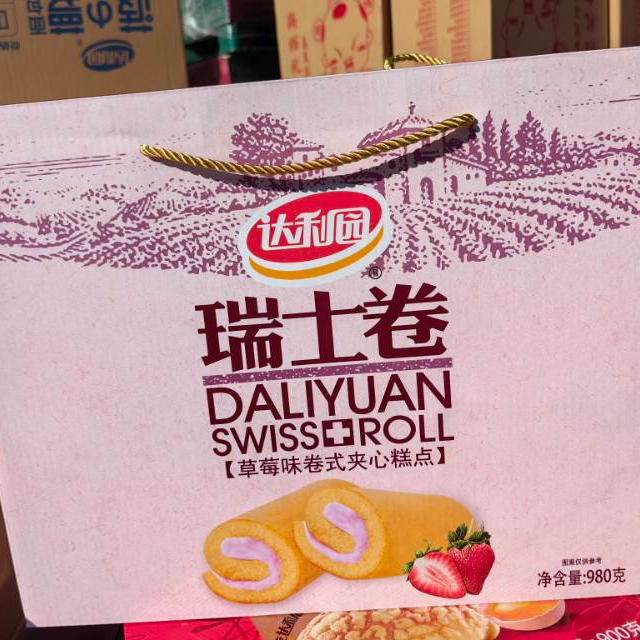 达利园瑞士卷草莓味礼盒