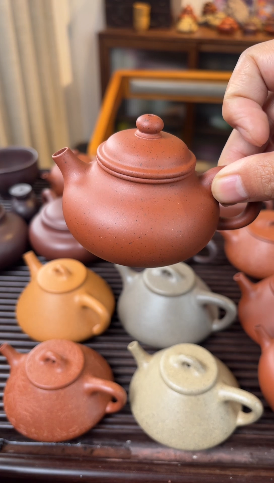 茶壶紫砂黄龙山老红泥容天135cc