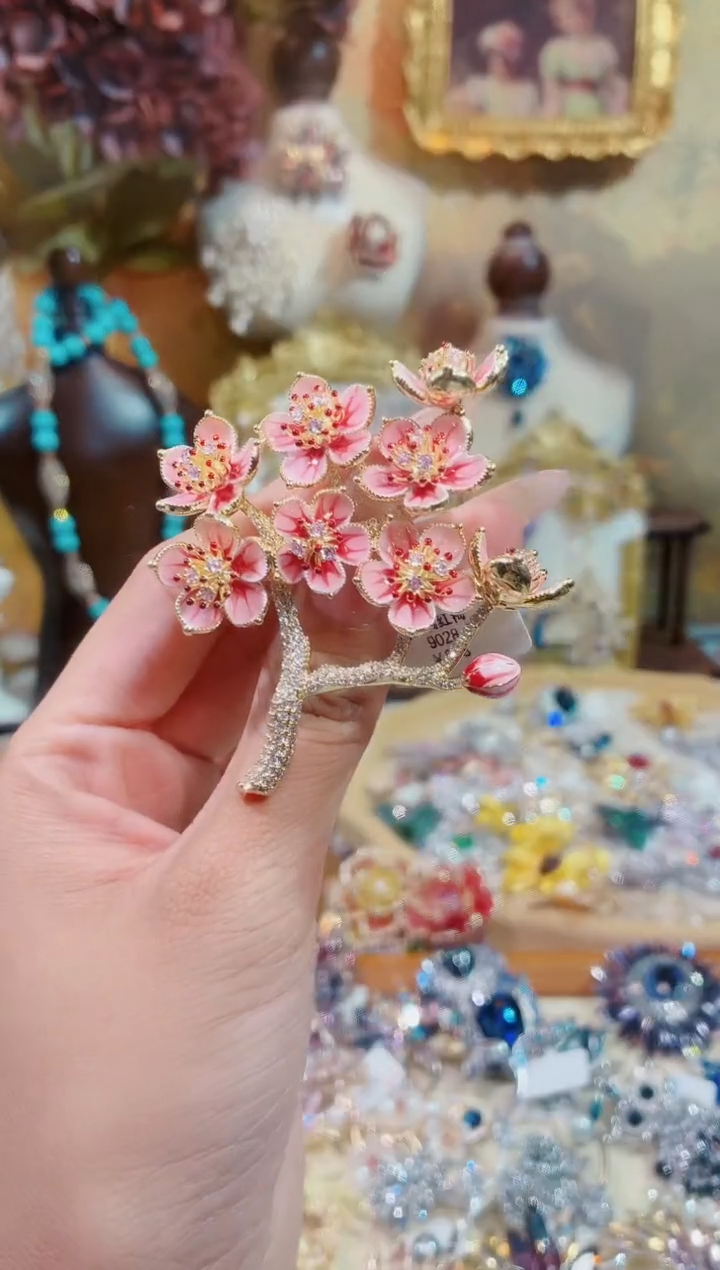 合成立方氧化锆铜合金红梅