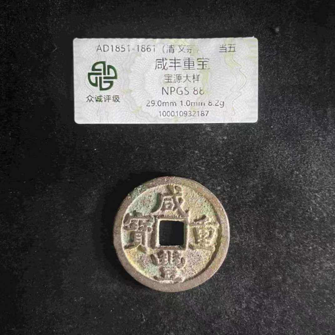 x咸丰重宝宝源当五大样