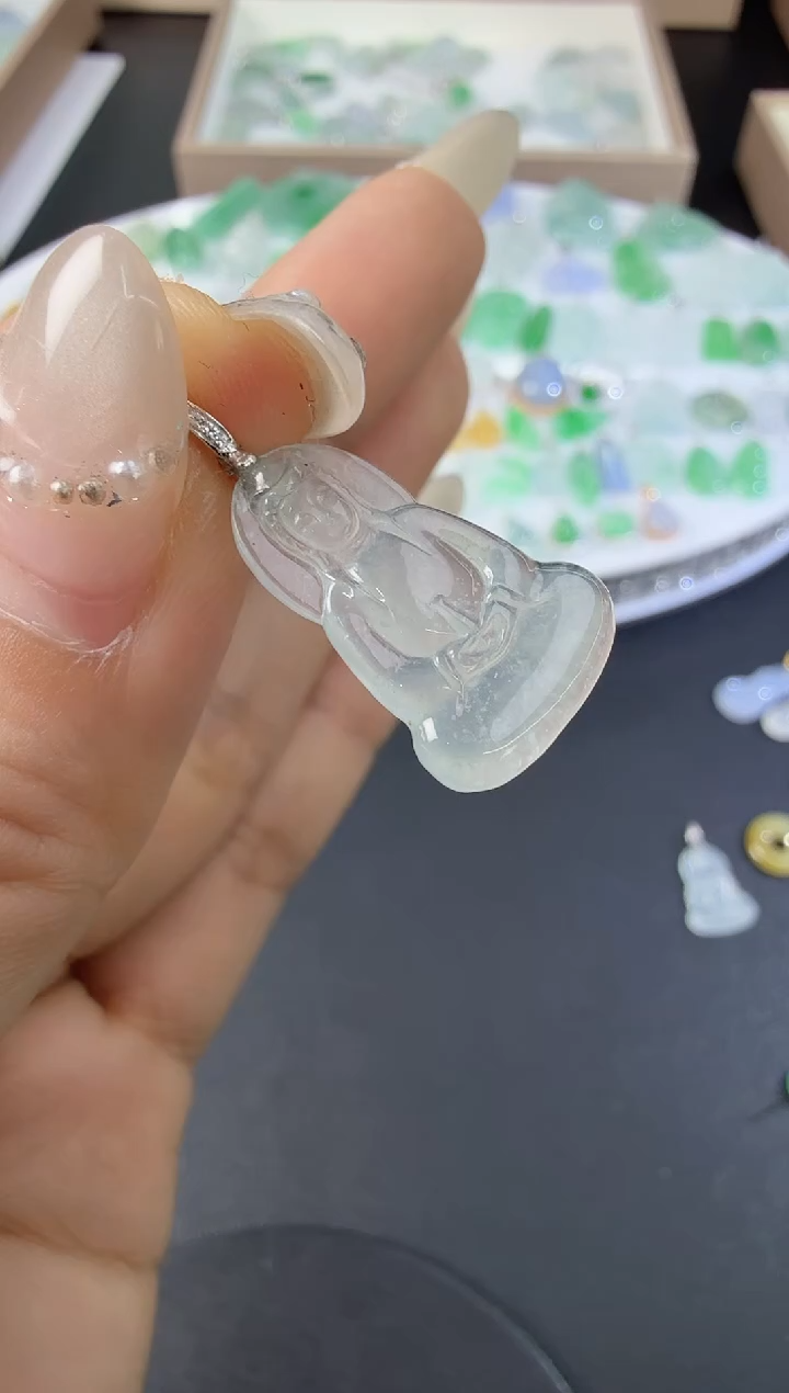 颈饰18K金镶嵌翡翠H1224-1501-621