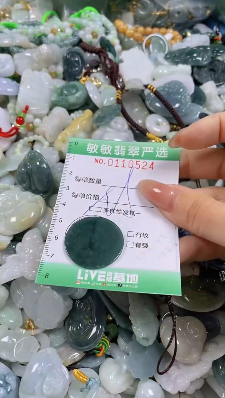 【闪购商品】翡翠颈饰未镶嵌闪购0110524多样性发其一