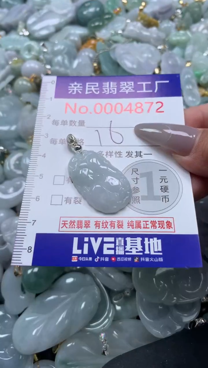 颈饰未镶嵌翡翠4872