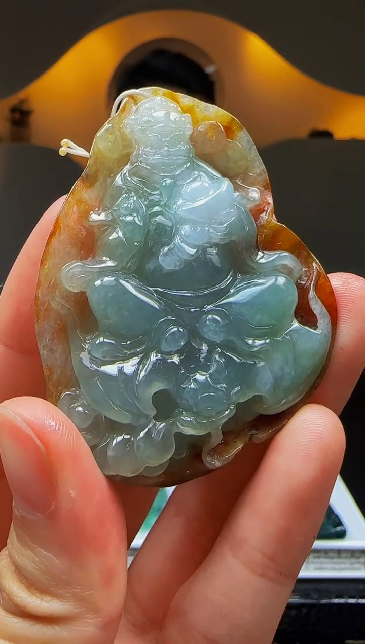 【闪购商品】定制翡翠未镶嵌Q04340翡翠毛货