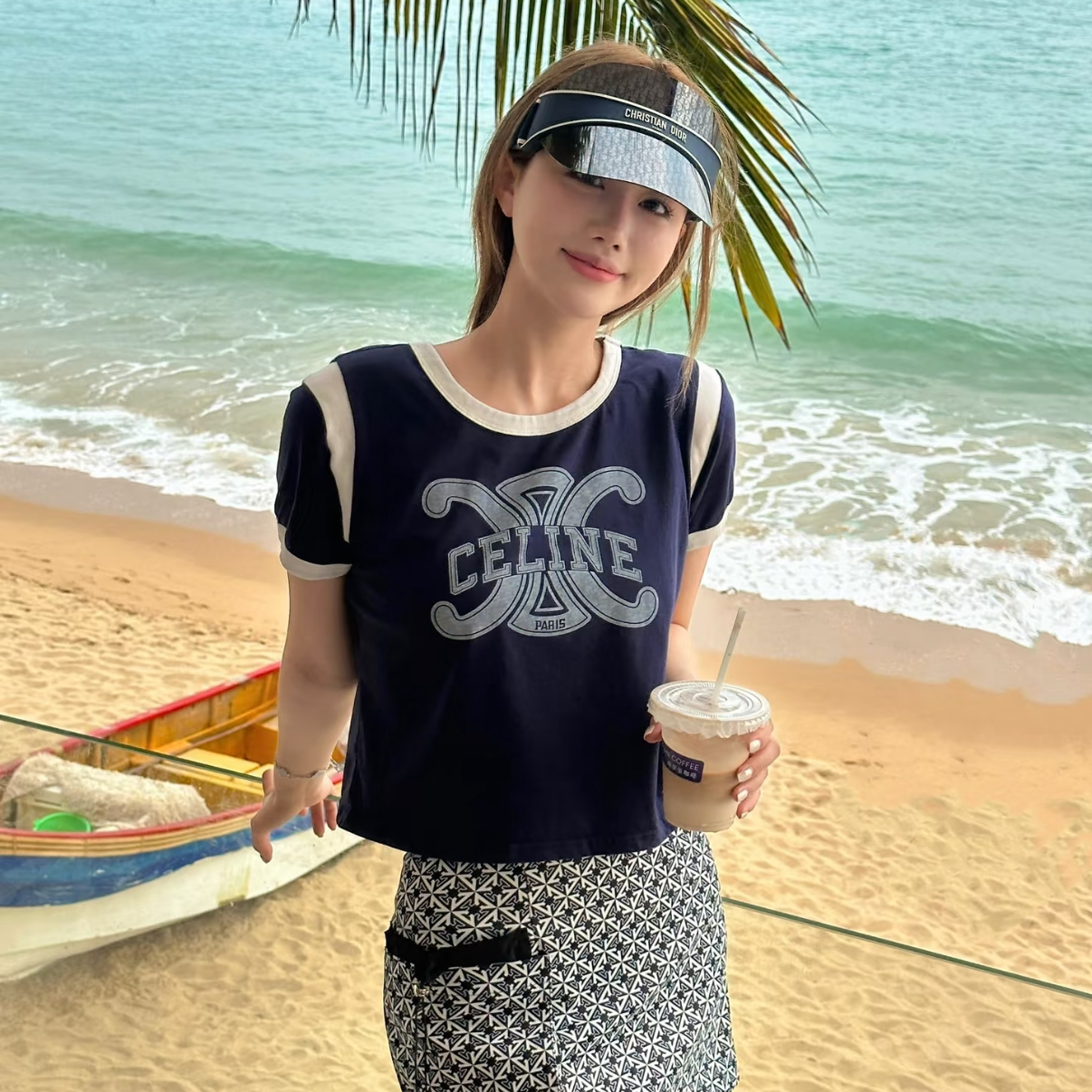 99新 Celine/思琳  Celine凯旋门短袖S码 