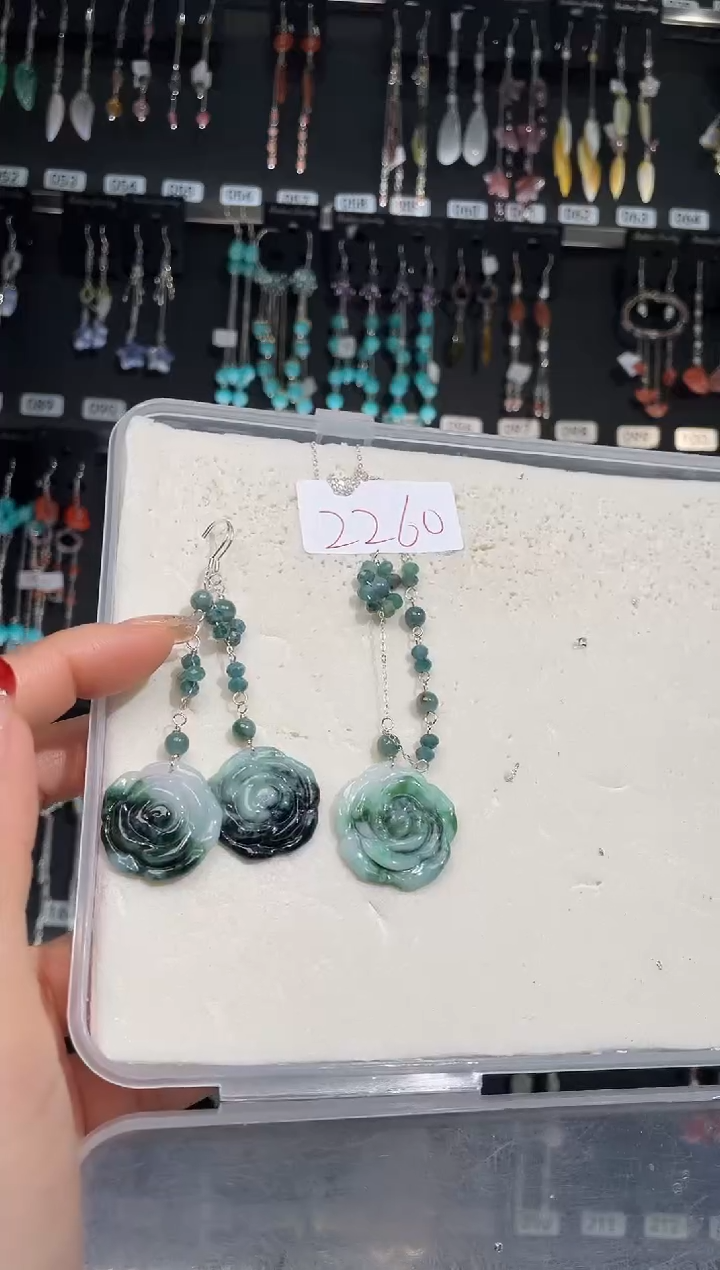 【闪购商品】紫晶耳饰银S925镶嵌喜欢拍