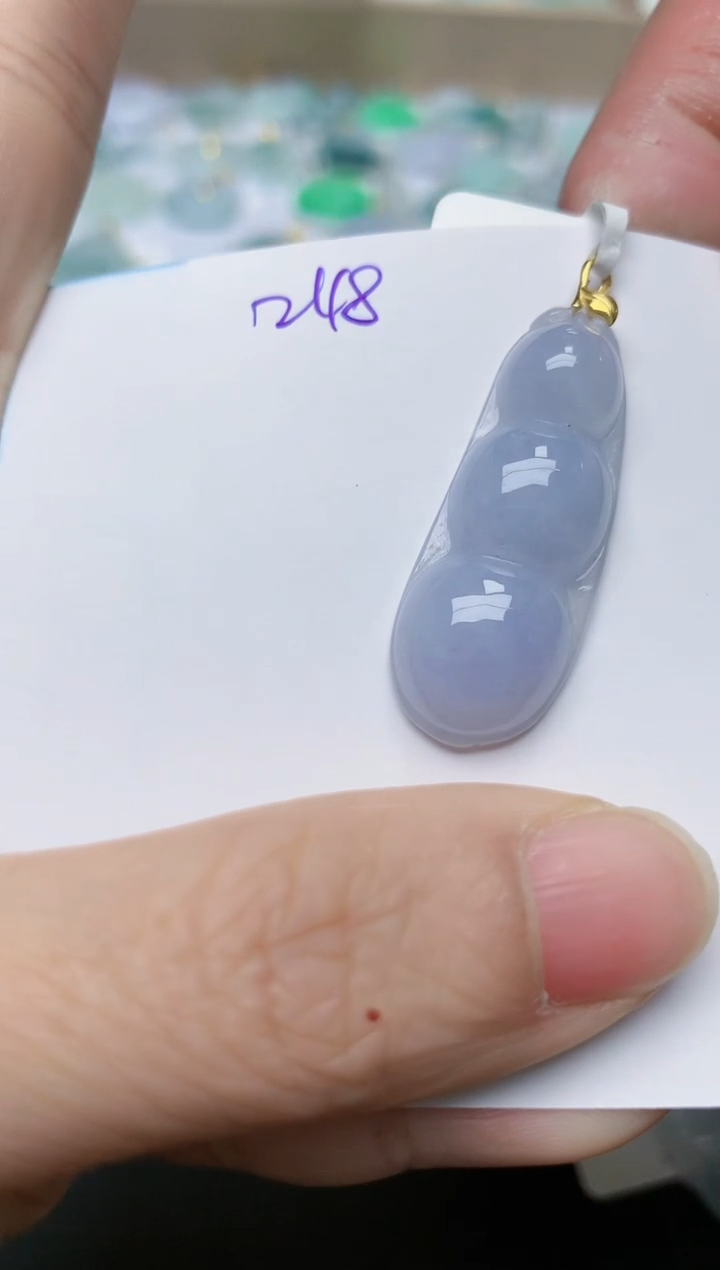 【闪购商品】翡翠颈饰18K金镶嵌天然翡翠A货    248