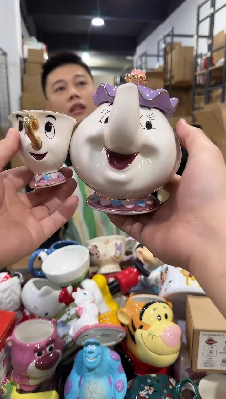 瓷片茶壶太太一壶一杯