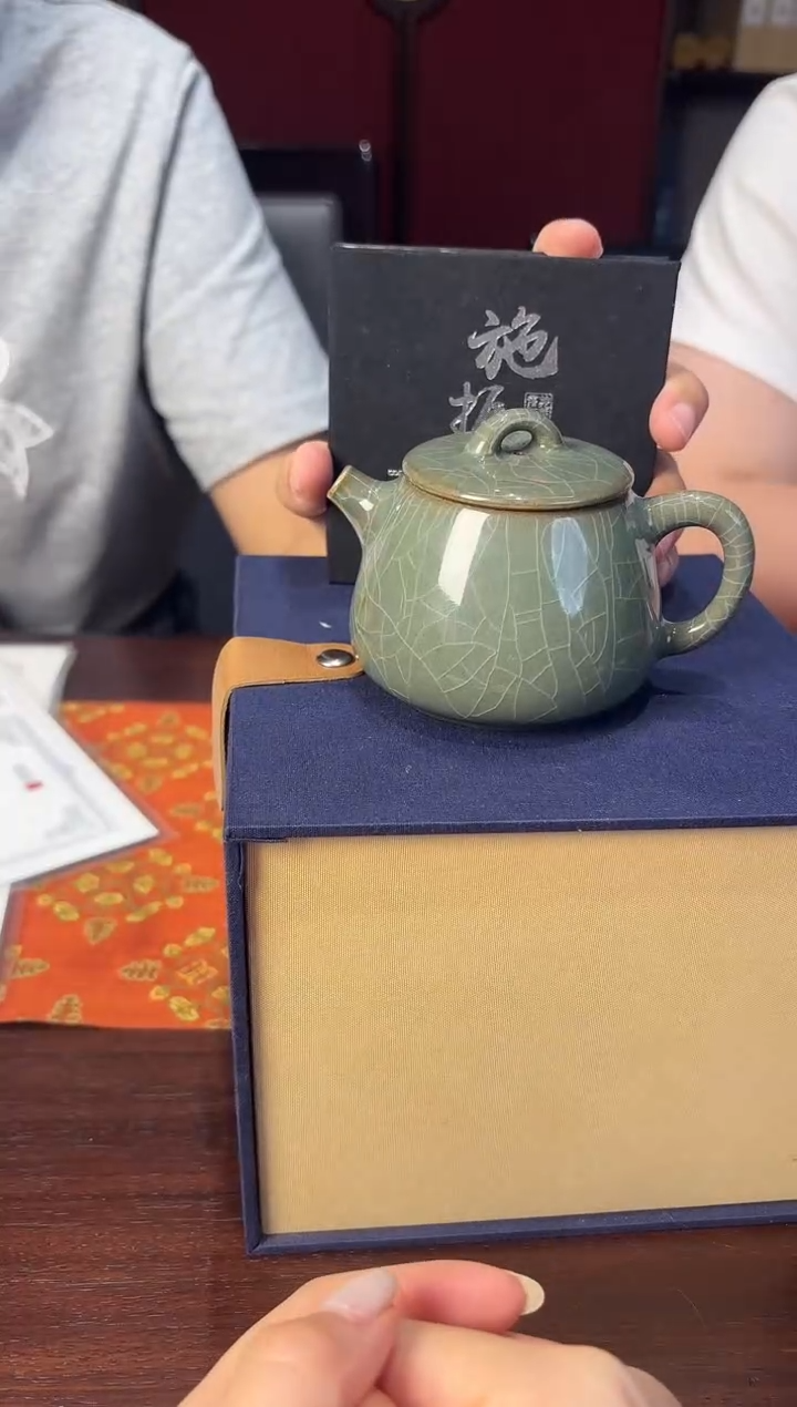 摆件瓷立方—【龙泉青瓷】专场33