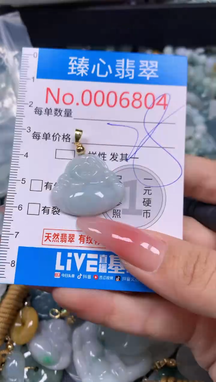 【闪购商品】翡翠颈饰未镶嵌含绳0006804