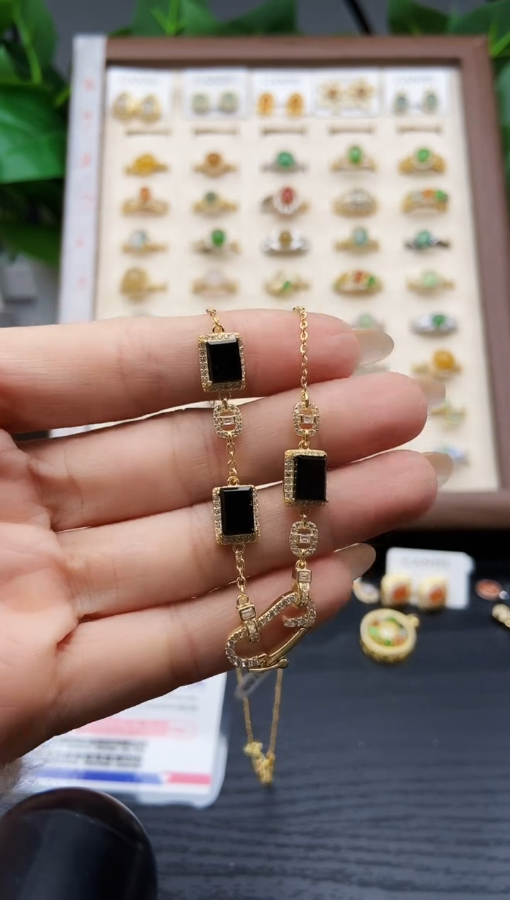 银S925镶嵌戒指翡翠12