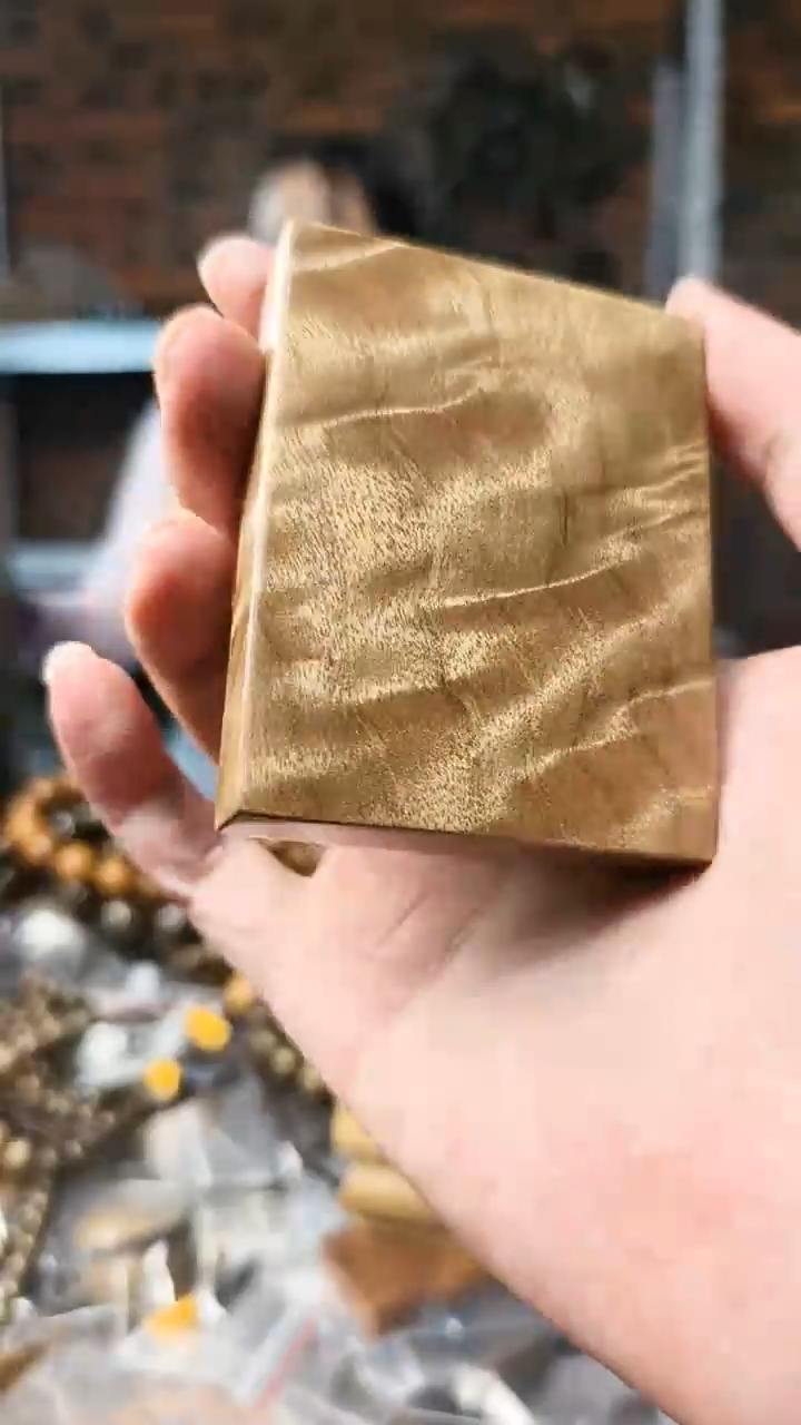 【闪购商品】楠木（金丝楠）把件无事牌