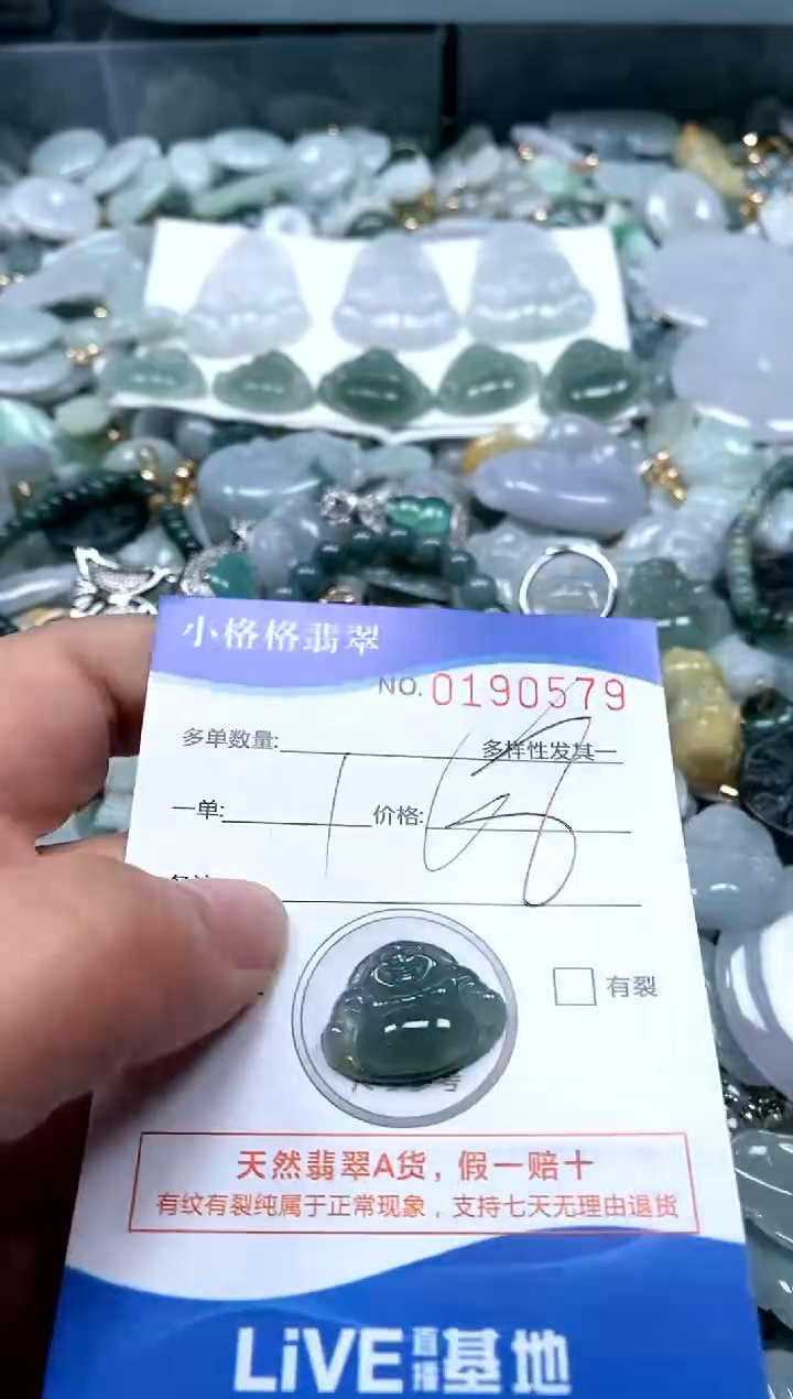 【闪购商品】翡翠颈饰未镶嵌闪购商品0190579