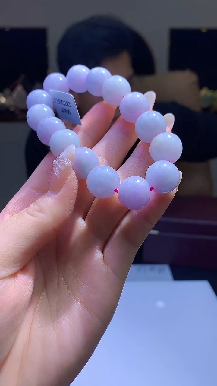 【闪购商品】定制翡翠未镶嵌8003jj-毛货手串32