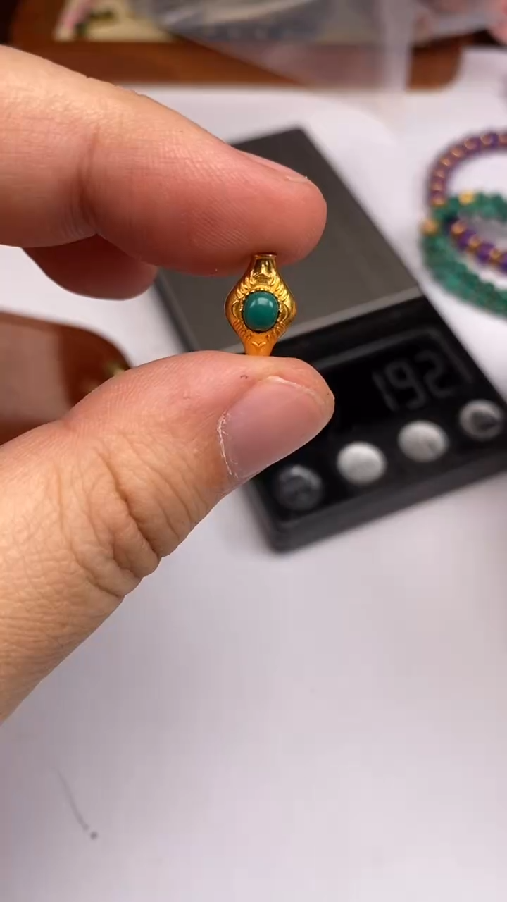 【闪购商品】绿松石背云合金松石背云