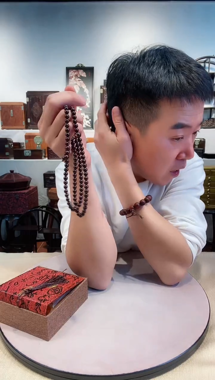 【闪购商品】非洲檀香手串/手链印度小叶紫檀0.6多圈手串