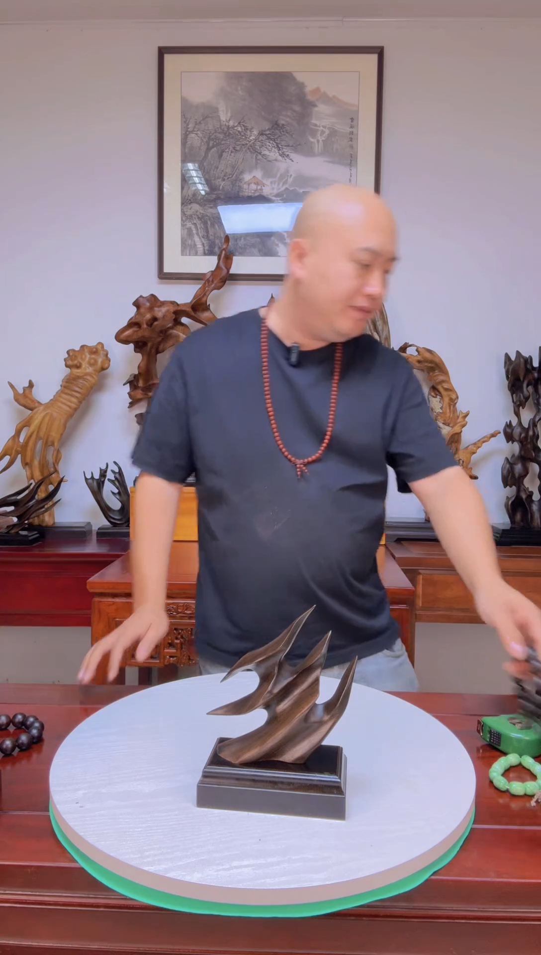 金丝楠五*金丝楠摆件