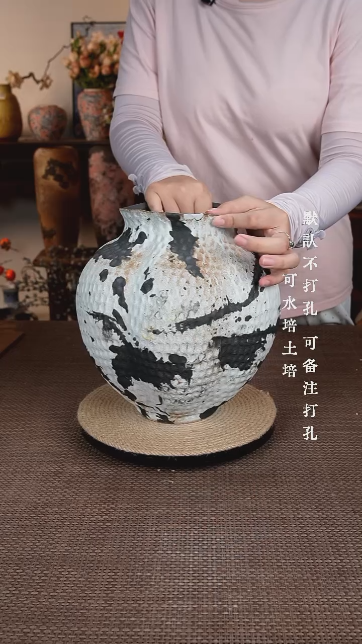 摆件528景德镇陶瓷花瓶微瑕疵