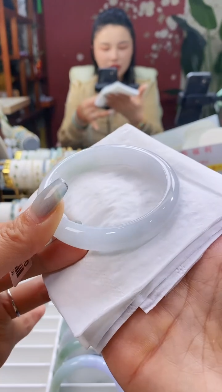 【闪购商品】翡翠手镯未镶嵌146冰胶57-59/12.2*7.8