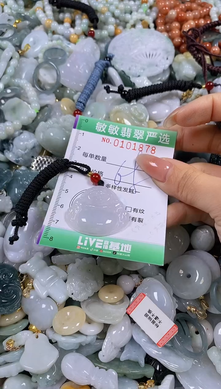 【闪购商品】翡翠颈饰未镶嵌闪购链接0101878