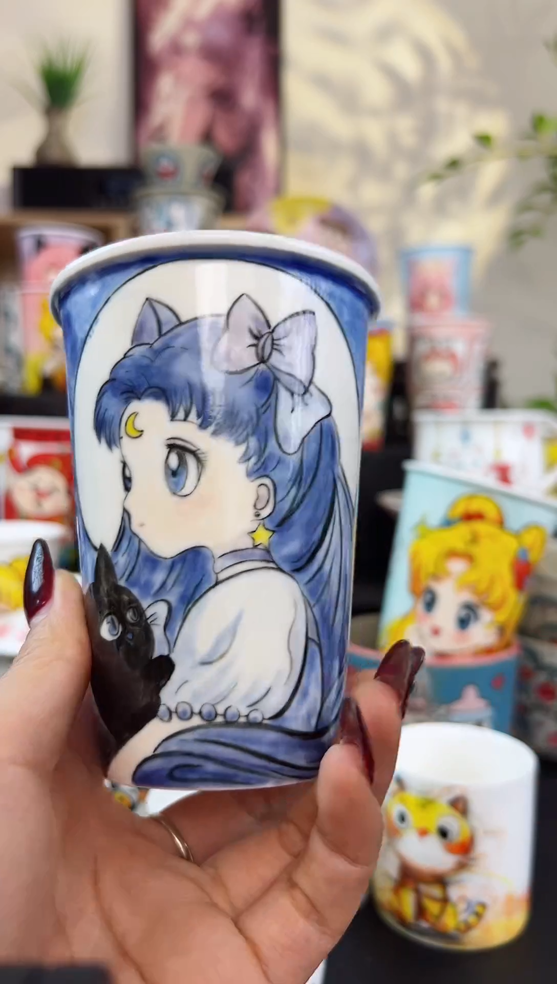 【闪购商品】摆件笙笙漫 手工手工陶瓷杯杯