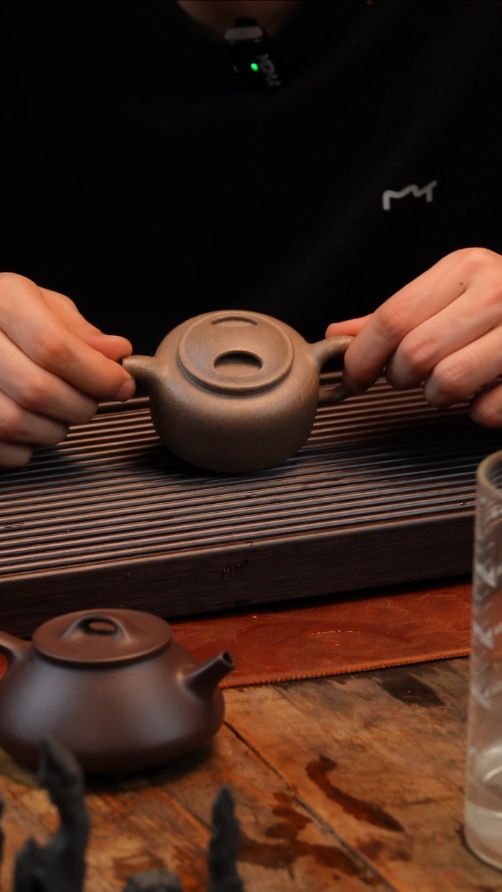 【闪购商品】紫砂茶壶青灰段牛盖