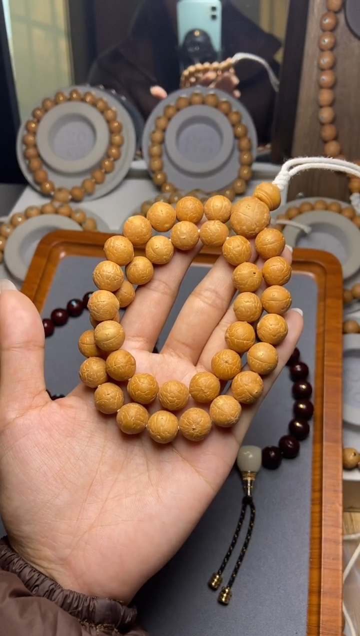 吊坠凤眼菩提牛*滑12凤眼手持36