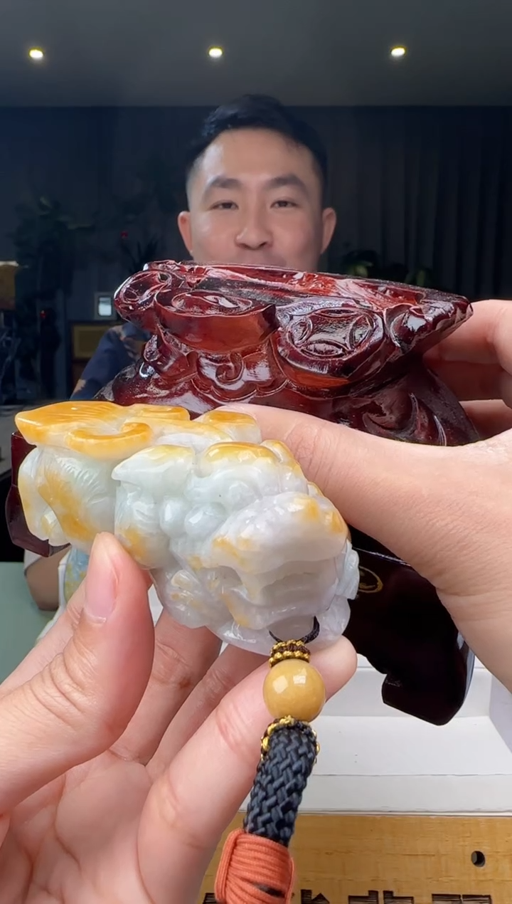 【闪购商品】翡翠摆件未镶嵌底座XM@@960Q3J13142