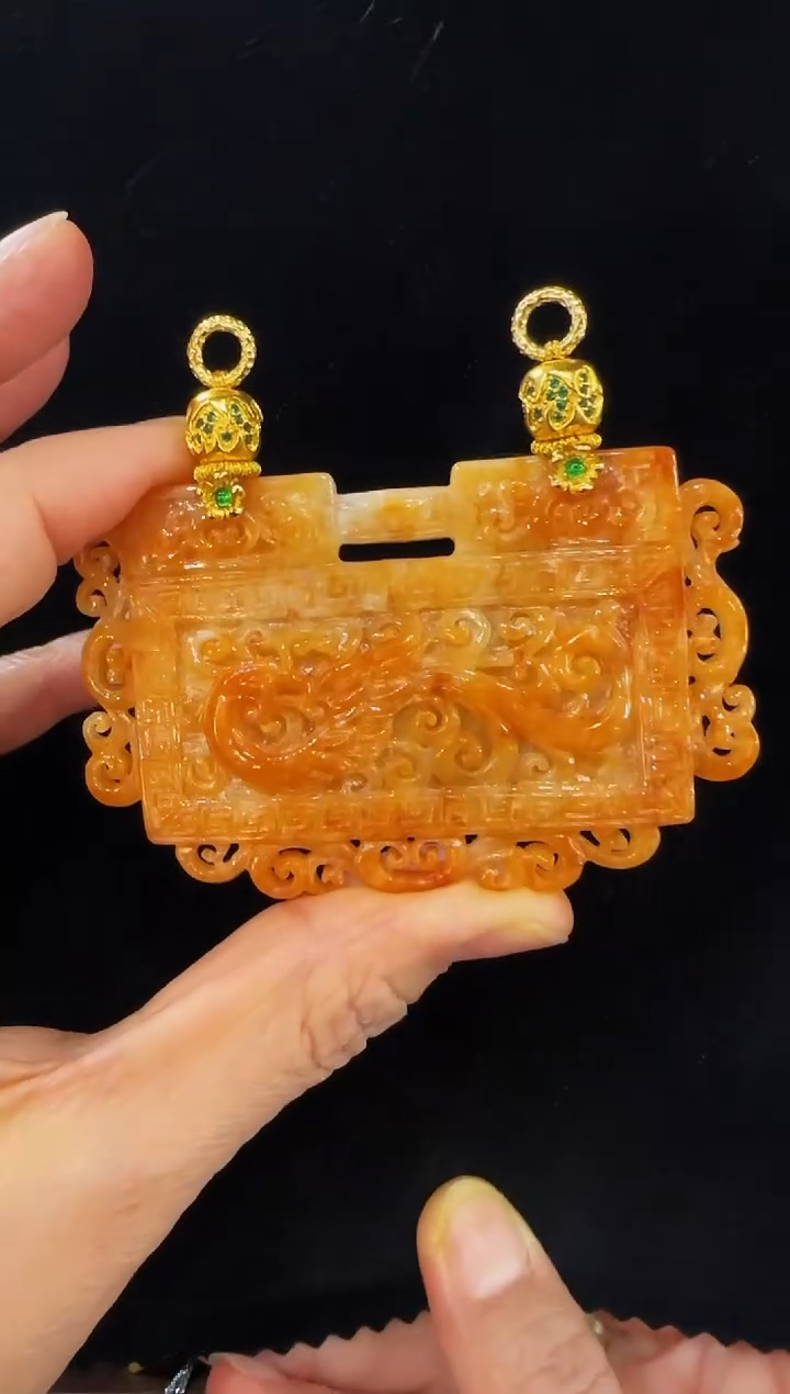 颈饰未镶嵌翡翠国风