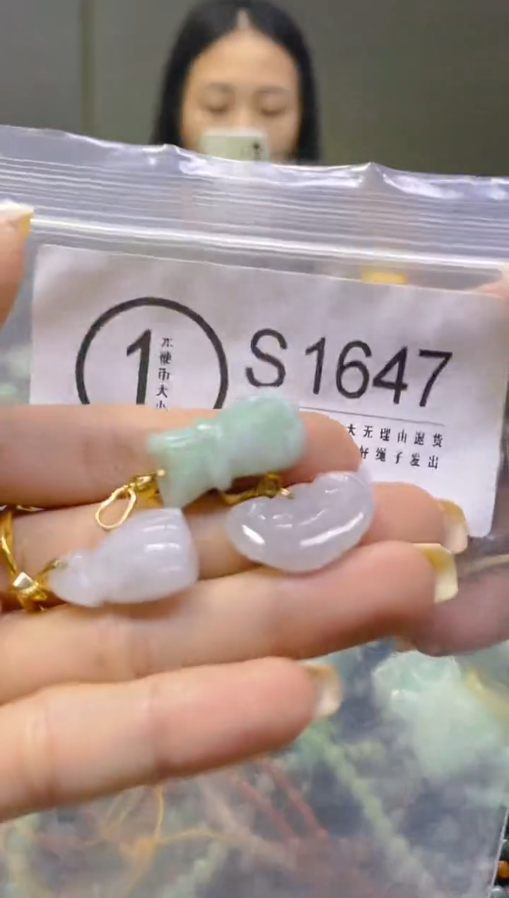 翡翠未镶嵌颈饰/S/翡翠A货一图一物