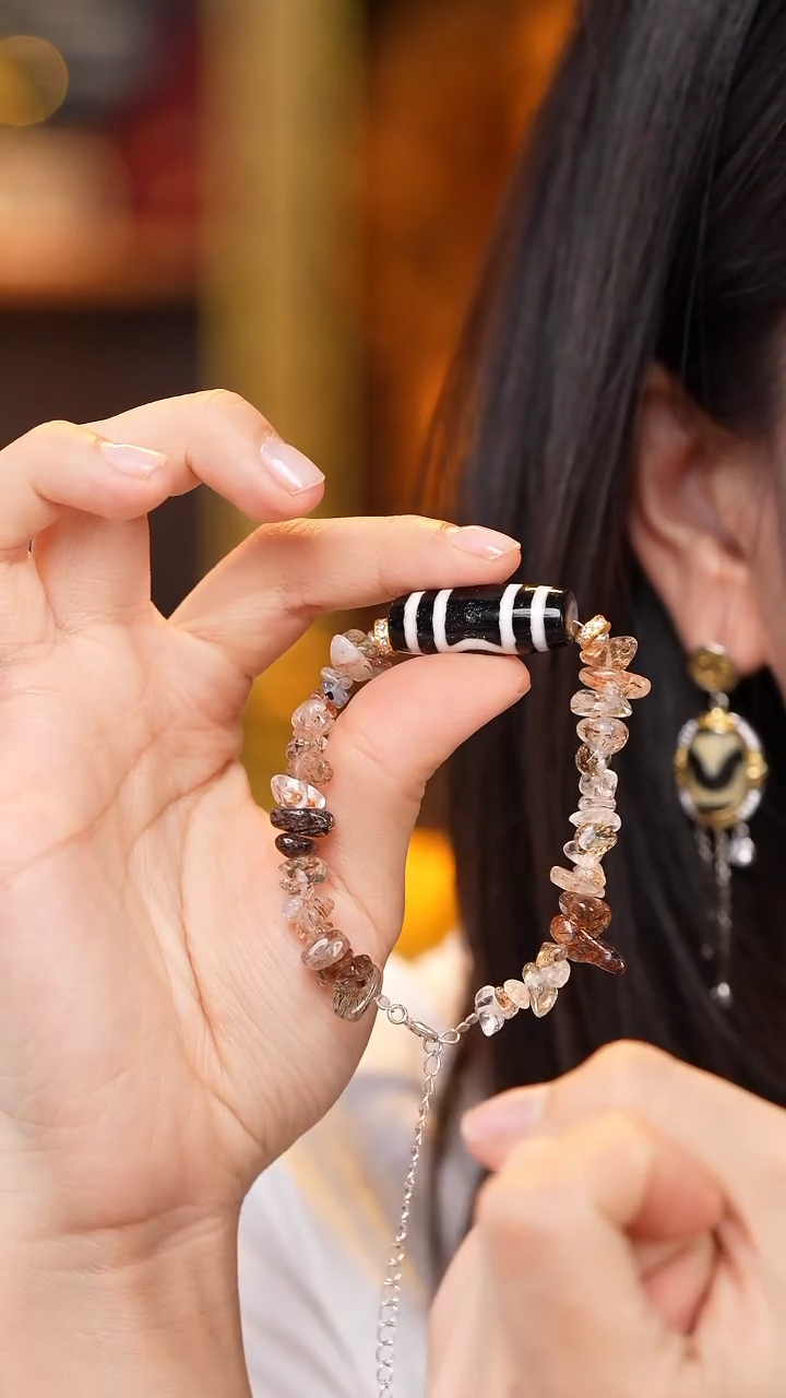 【闪购商品】玛瑙/玉髓颈饰未镶嵌Z28035小卢TD手串