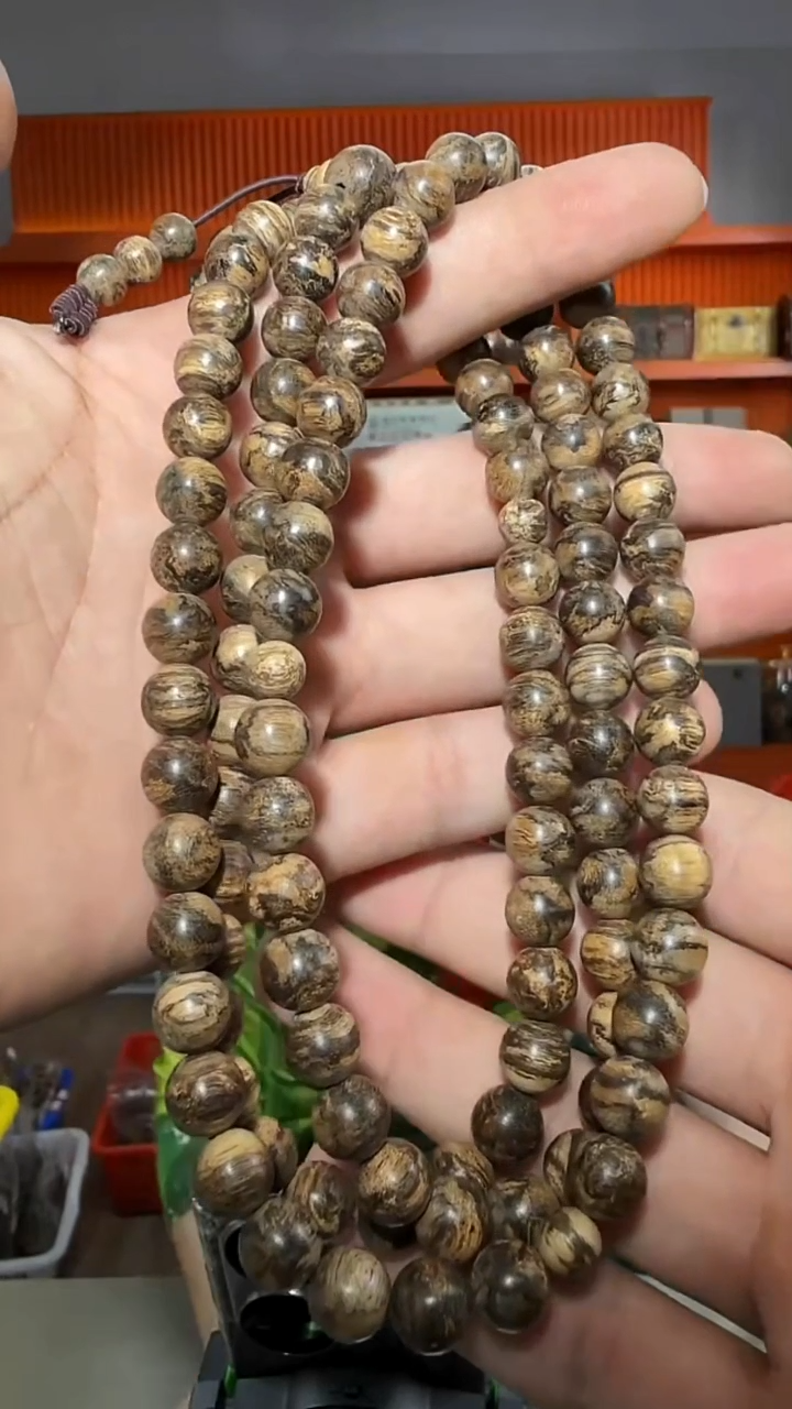 沉香手串94号长串39g多样性发一