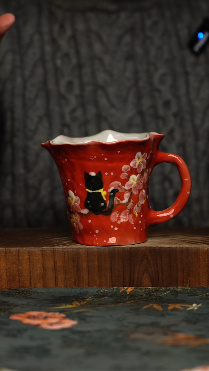 瓷片釉下彩手工手绘同款